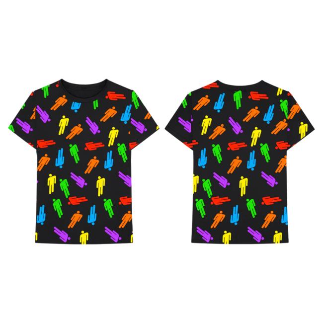 Official Billie Eilish Merch Store Billie Eilish Blohsh All-Over Print Top Shirt Billie Eilish Apparel Clothing Shop BillieEilish