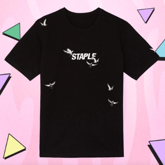 Staple Flock Logo Shirt Black