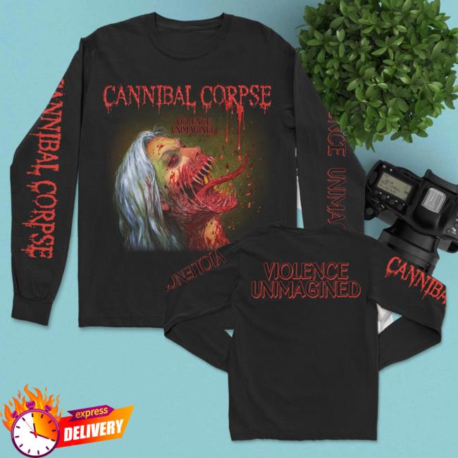 Official Kings Road Merch Store Cannibal Corpse Violence Unimagined Long Sleeve Shirt New (Black) Kings Road Shop CannibalCorpse