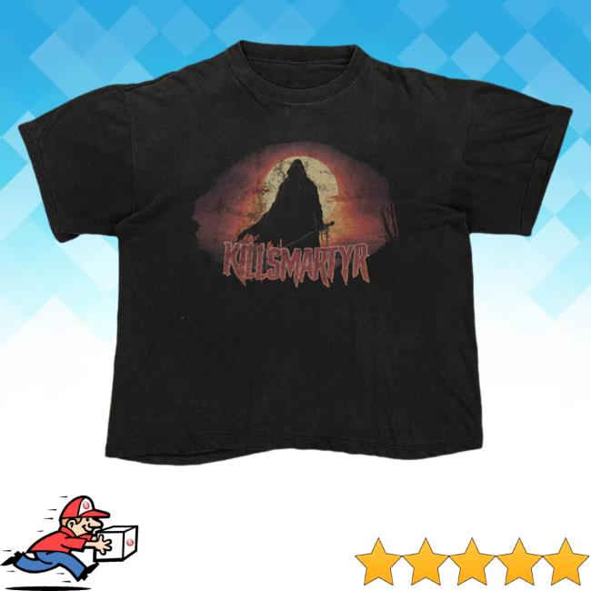 Official Killsmartyr Merch KillSMartyr Reaper Sunset Hooded Sweatshirt