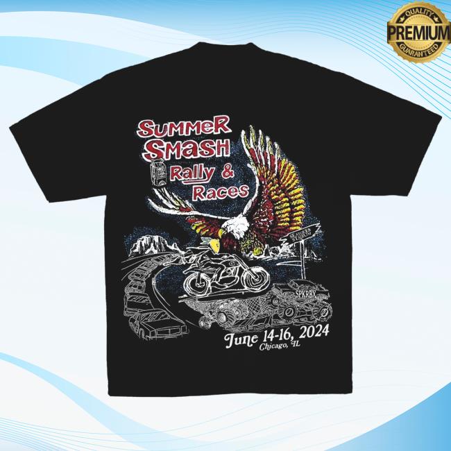 Official Summer Smash Rally and Races Line Up Shirt New