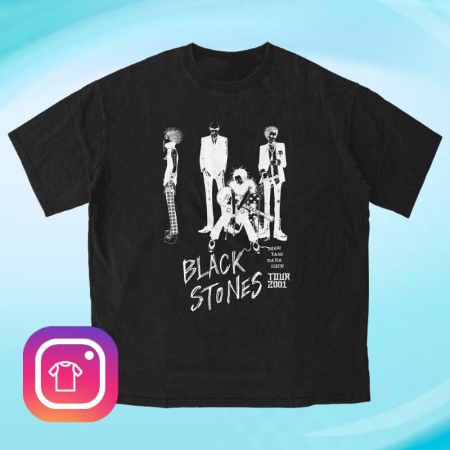 Black Stones 2001 Tour T Shirt