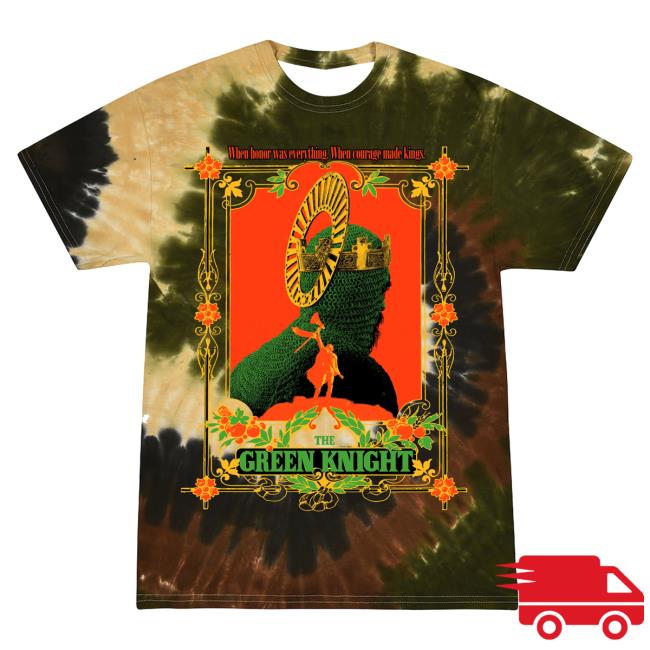 Official Studiohouse Designs Merch Store The Green Knight Tiedye Hot Shirt Camo Studiohouse Designs Apparel Clothing Shop StudiohouseDesigns