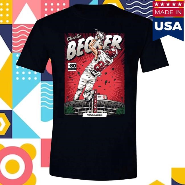 Indiana Hoosiers NCAA Basketball Charlie Becker Comic Apparel