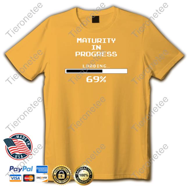 Dizzy Dyl Merch Maturity In Progress Loading 69% Long Sleeve Shirt Dizzydyl
