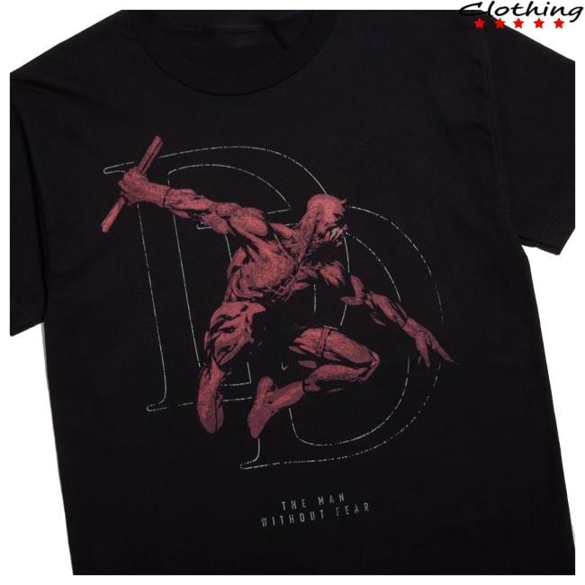 Official Heroes And Villains Forge Series Marvel Daredevil Without Fear Forge Tshirt