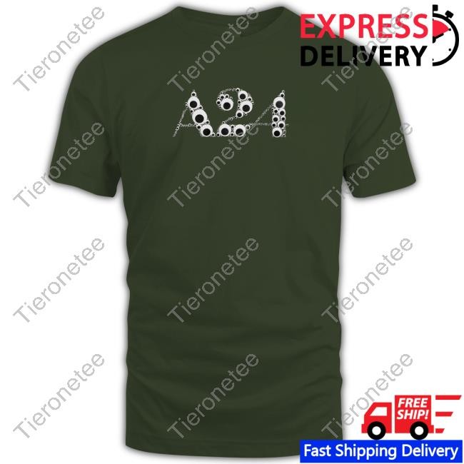 Everything Everywhere All At Once Black Googly Eye Puff Logo Shirts