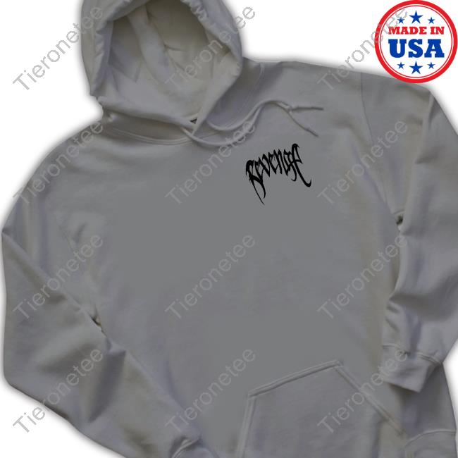 Revenge Basic Grey Hooded Sweatshirt