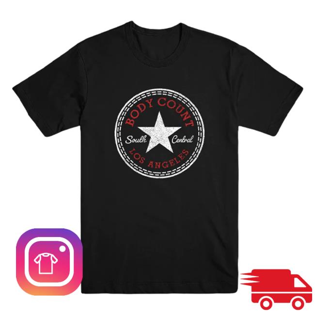 Body Count Merch Badge Logo Tee Shirt