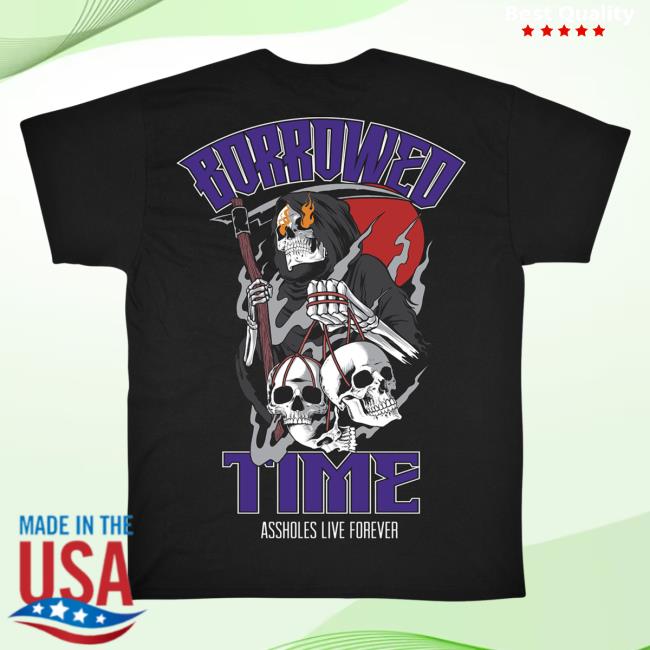 Official Linda Finegold Merch Store Borrowed Time L/S Tee Black Lindafinegold Shop