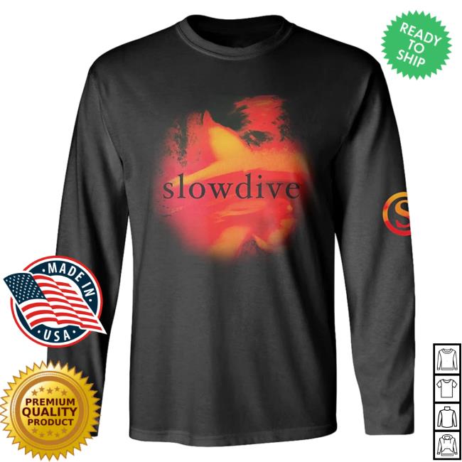 Official Slowdive Merch Limited Edition Just For A Day Long Sleeve Tshirt