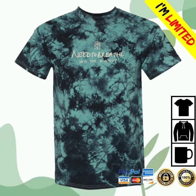Official Needtobreathe Merch Into The Mystery Tie Dye Tee Shirt