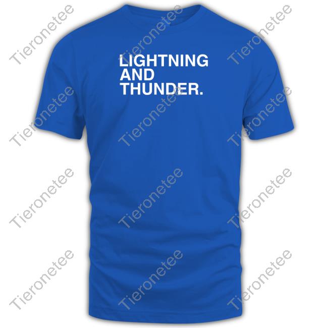 Lightning And Thunder Long Sleeve T Shirt