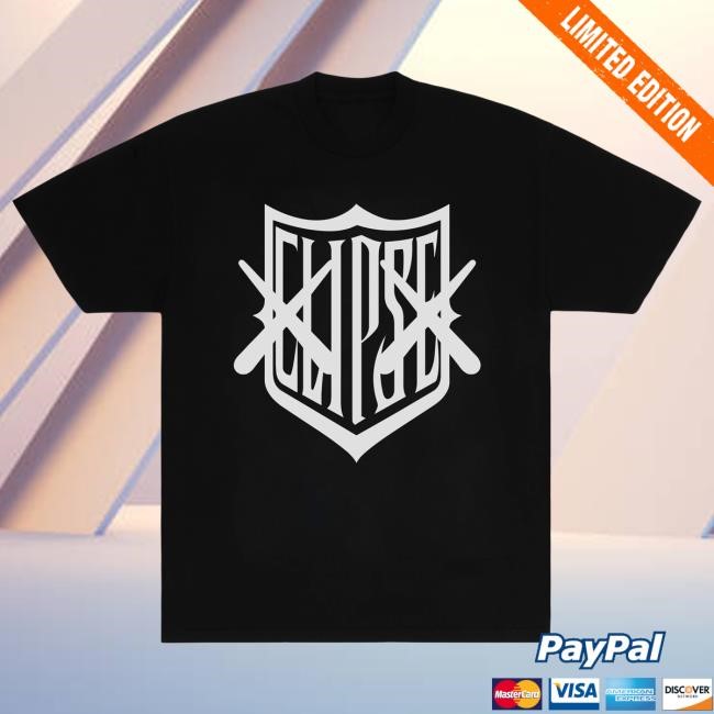 Let God Sort Em Out Kaws X Clipse Shield Tee (Black/White) | Clipse Merch Store Official