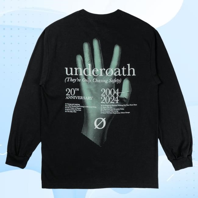 Official Underoath Merch Tocs Anniversary Long Sleeve T-Shirts Underoath777