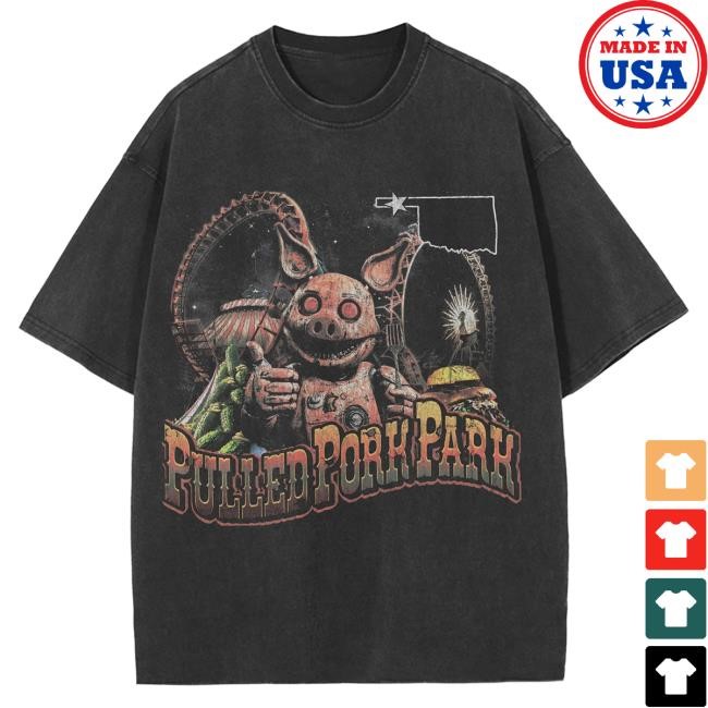 Official Copes Merch Shop Nathaniel Copes Hivemind 'Pulled Pork Park' Tshirt Black
