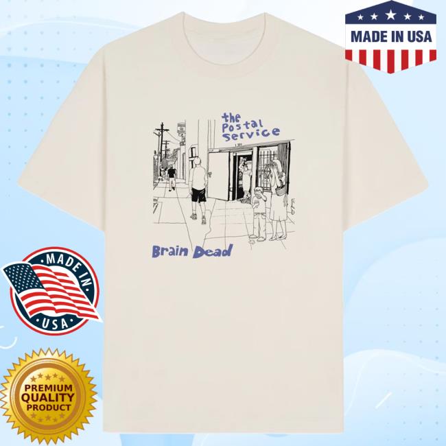 Official Brain Dead Merch Store We Are Brain Dead X The Postal Service T-Shirts Brain Dead Apparel Clothing Shop BrainDead