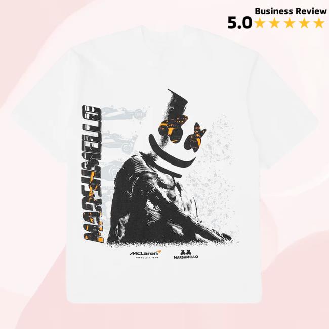 Official Marshmello Music Merch Mclaren F1 Team Shirt