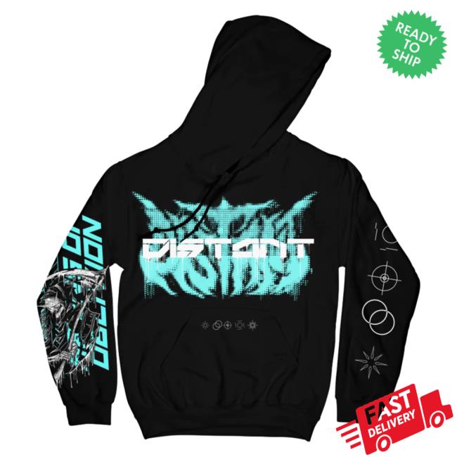 Official Rising Merch Store Shop Distant Band Aeons Of Oblivion Pull Over Hoodie Risingmerch