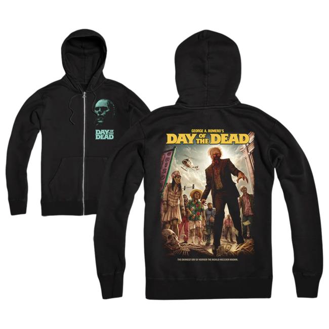 Official Cavity Colors Day Of The Dead: Opening Scene - Zip Up Popover Hoodie