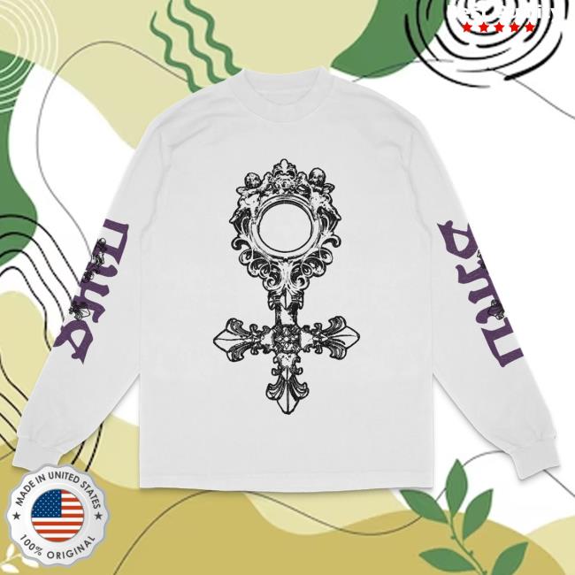 Official Lucki Merch Deadboylife Sex Symbol Long Sleeve Tshirt (White) Deadboylife Lucki's S*X M*Ney Dr*Gs Album.