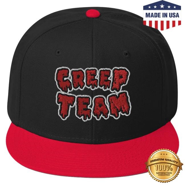 Official Creep Cast Merch Bloody Snapback Hat