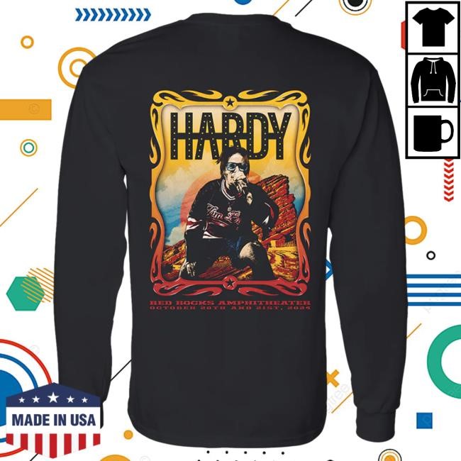 Official Hardy Merch Store Hardy Red Rocks 2024 L/S T Shirt