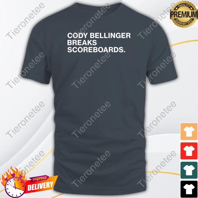 Official Obvious Shirts Cody Bellinger Breaks Scoreboards Shirt