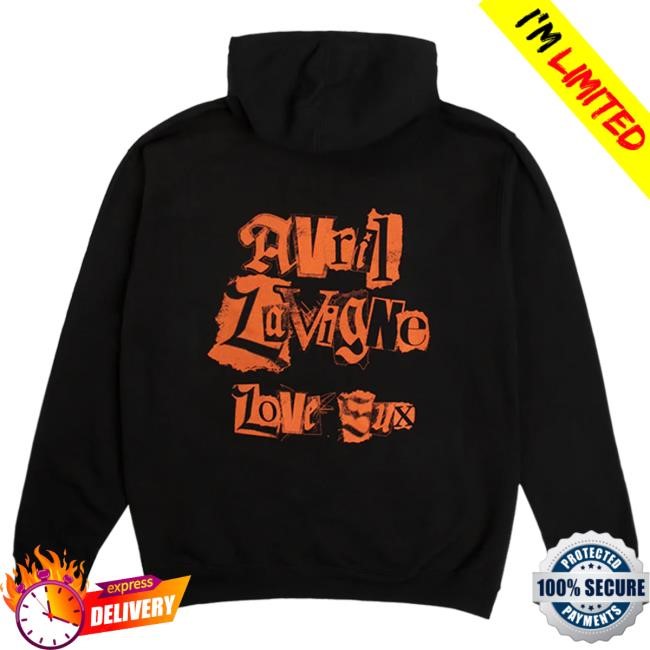 Official Avril Lavigne Merch Store Avril Lavigne Love Sux Ransom Popover Sweatshirt AvrilLavigne