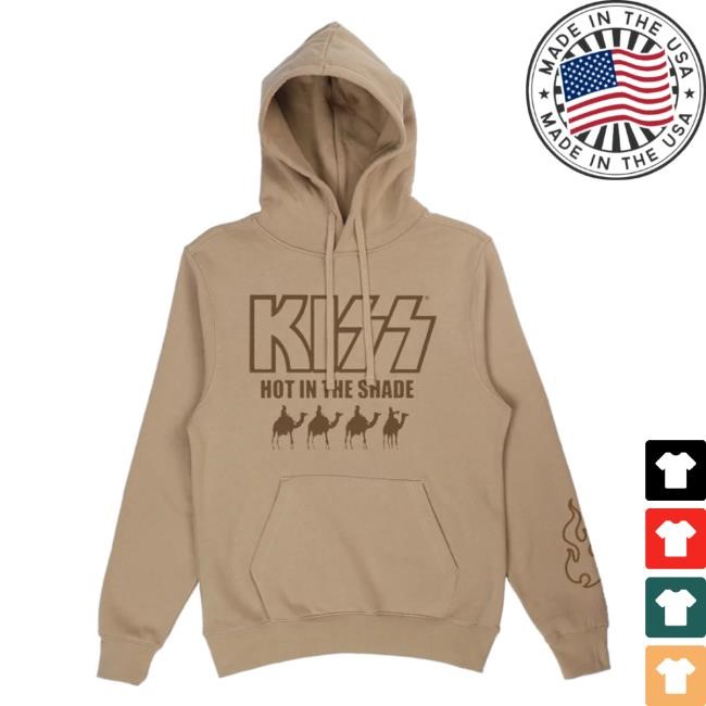 Kiss Hot in The Shade Pullover Hoodie Kiss Band Official Merch Store