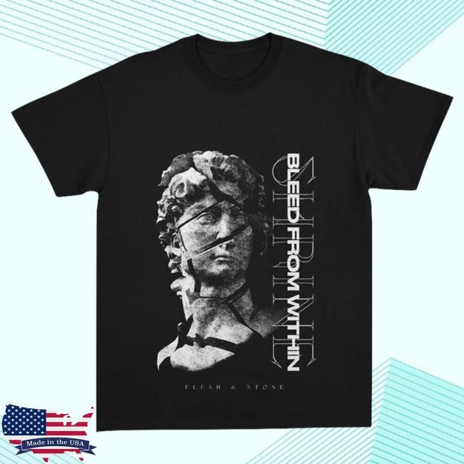 Official Bleed From Within Flesh And Stone Tee Shirt