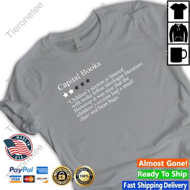 Bonfire Shop 2 Stars For Woke Leftist Literature Capital Books Shirt Neil Gaiman