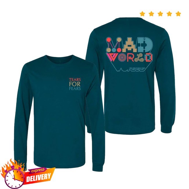 Mad World L/S Tee Tears For Fears
