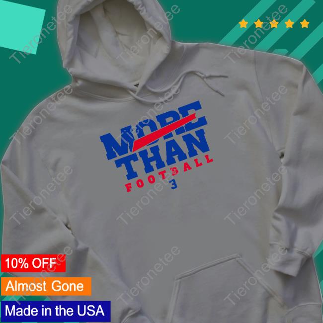 More Than Football 3 Shirts
