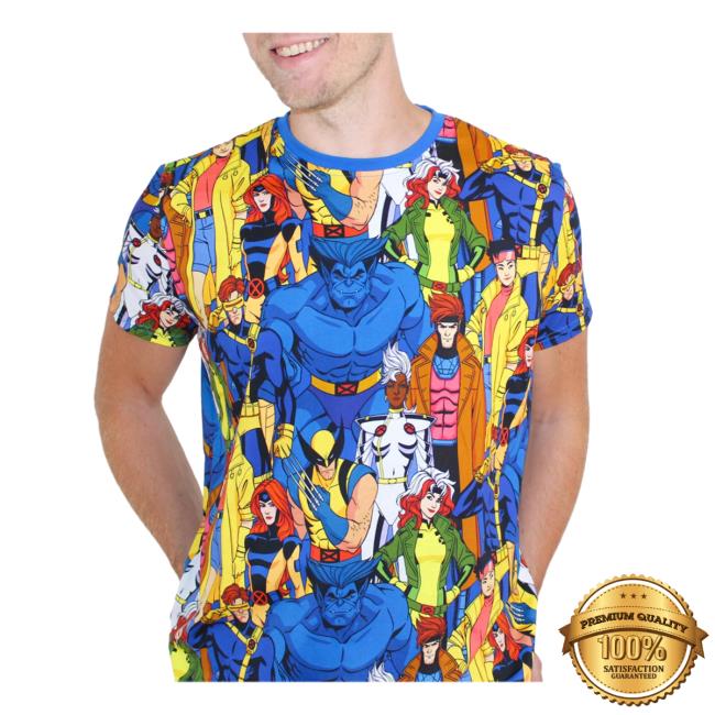 Official Cakeworthy Store X-Men Retro AOP Tee Shirt Cakeworthystore 3D All Over Print