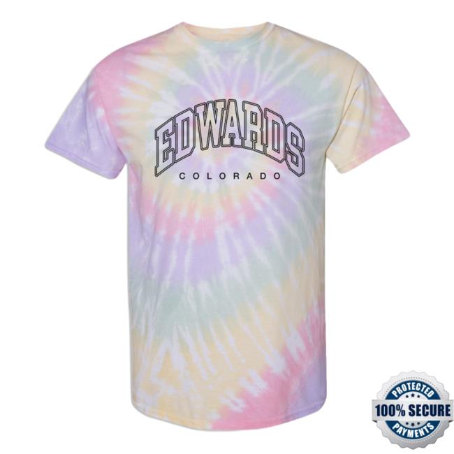 Official Hometown Apparel Edwards Colorado Inline Tie-Dyed Spiral Sweatshirt 3D All-Over Printed