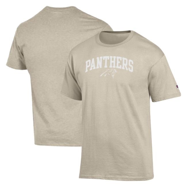 NFL Football Bank of America Stadium Carolina Panthers Logo Tee Carolina Panthers Champion NFL Football Jersey Minimal Logo