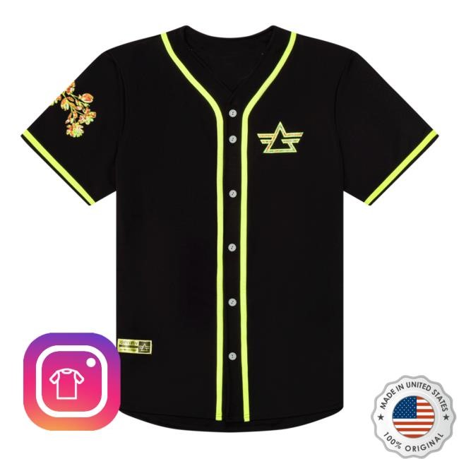 Gryffin Official Merch Store Black & Neon Jersey Shirt Gryffin Clothing Shop