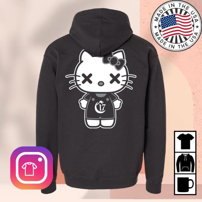 Official Chapter 17 Records Merch Store Shop Chapter17 C17 - Goodbye Kitty - Hooded Sweatshirt Chapter17Records