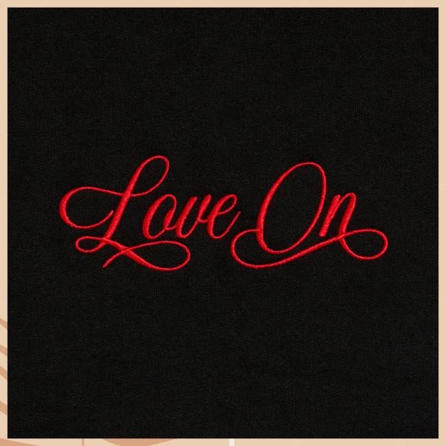 Official Selena Gomez Merch Store Shop Embroidered Love On Hoodies SelenaGomez