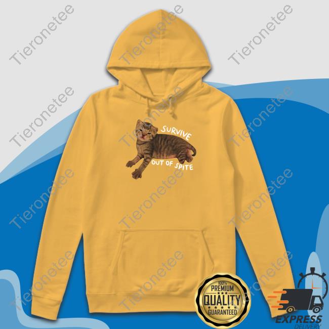 Official Bitty R Us Store Survive Out Of Spite Hoodie Feederofcats