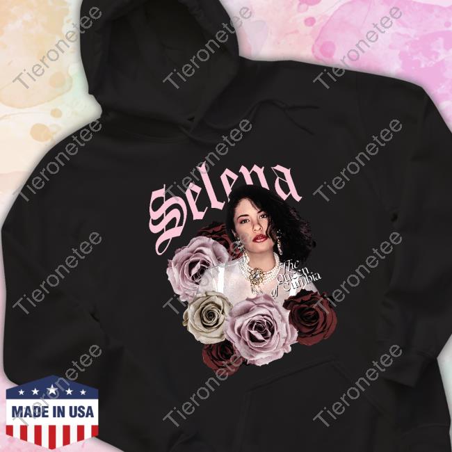 Floral Selena The Queen Of Cumbia Shirt Selena Merch
