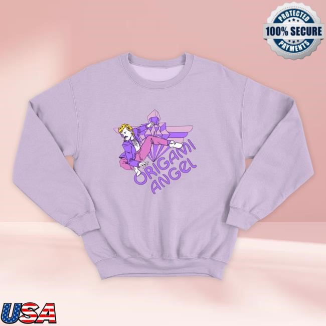 Official Origami Angel Merch Shop Tom Holland Oats Purple Crew Sweatshirt
