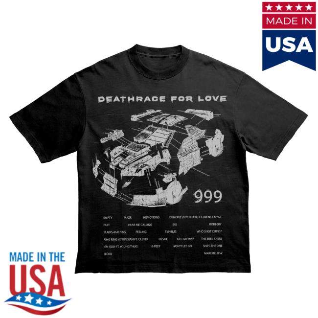 999 Club Merch Wrecked Tee Shirt