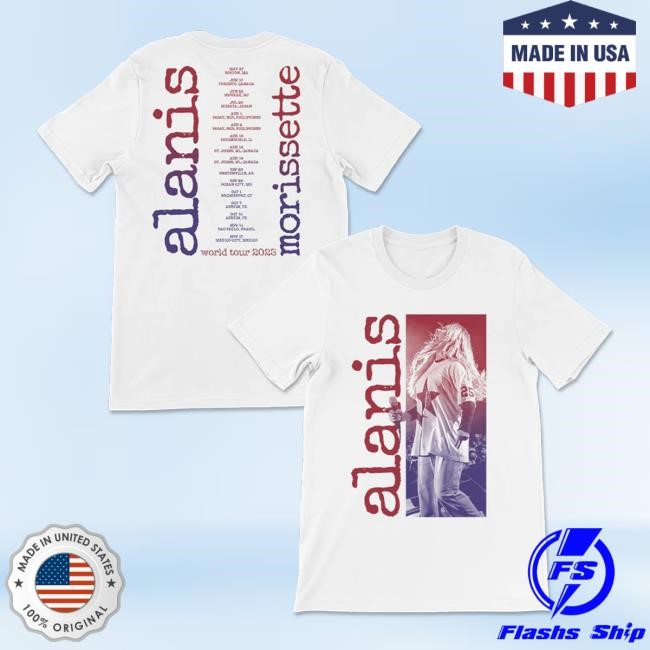 Alanis Morissette Official Apparel Store Photobox 2023 Tour Short Sleeve Tee - Alanis Morissette