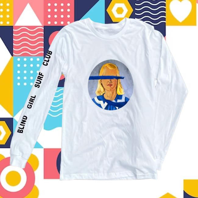 Official The Brant Foundation RVCA Julian Schnabel x Blind Girl Surf Club Long Sleeve Shirts White BrantFoundation