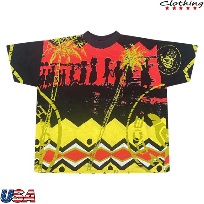Official Thentwrk Vintage Body Glove AOP Tshirt 3D All Over Print