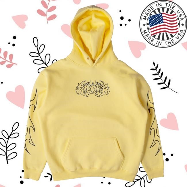 Official Kill Crew Oversized Lux "Tribal" Hood - Yellow / Black KillCrew