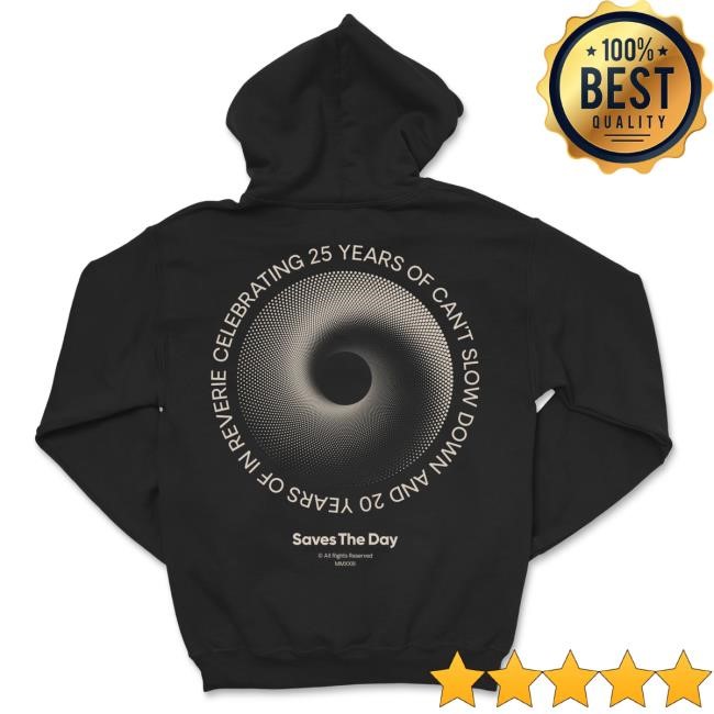 Official Saves The Day Merch Saves The Day 25 Years Popover Sweatshirt
