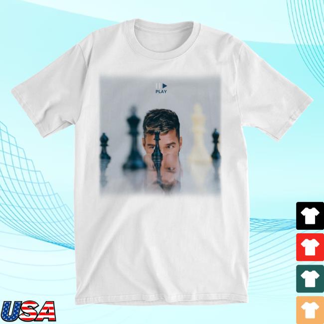 Official Ricky Martin Shop Merch Chess Game White T-Shirt